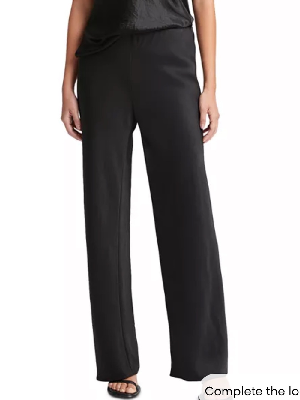 Vince The Colette High-Rise Fluid
Satin Bias Pant in Black XS